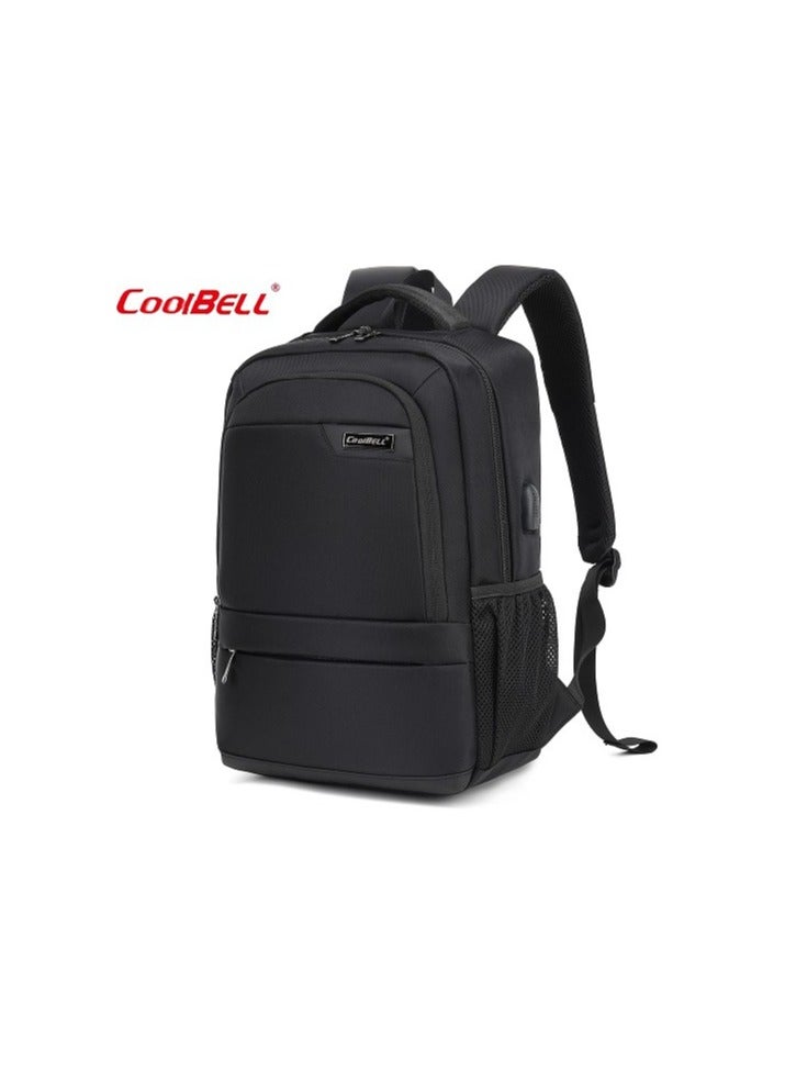 كول بيل حقيبة  الظهر للكمبيوتر المحمول  مقاس كبير  15.6 بوصة لون اسود  موديل  CB8256 - Image 1