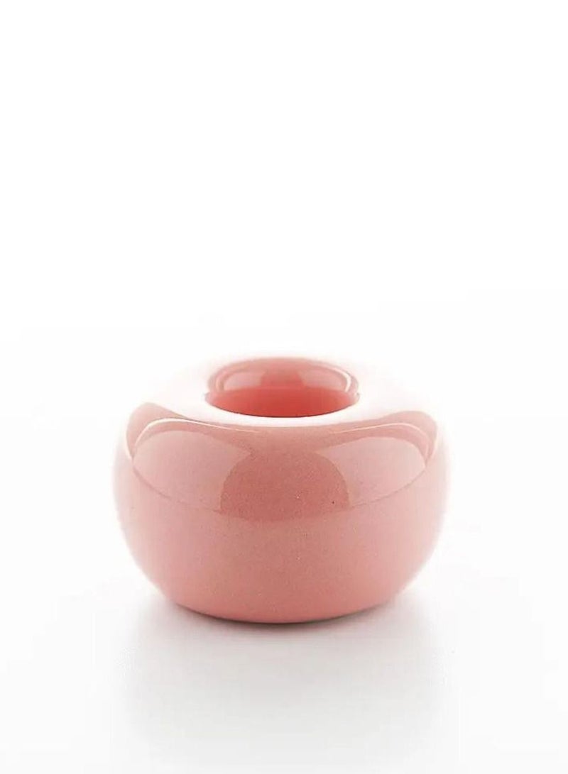 Prime Ceramic Toothbrush Holder Pink - Image 1