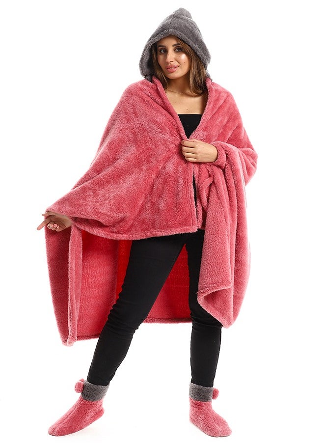 snooze Wearable Fleece Set 3 Pieces, Kashmir/Grey  - Image 1