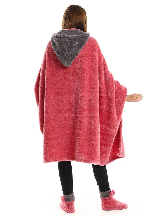 snooze Wearable Fleece Set 3 Pieces, Kashmir/Grey  - Image 2