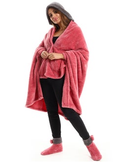 snooze Wearable Fleece Set 3 Pieces, Kashmir/Grey  - Image 5