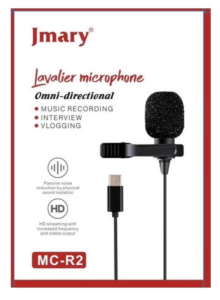 Jmary MC-R2 Professional Type C Microphone For Recordings With Noise Reduction - Image 1