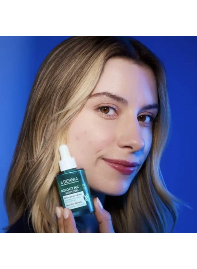 A-Derma Biology AC Serum Night Peel 30ml - Image 2
