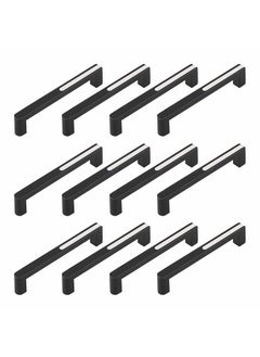 GS Gujarat GS Gujarat Kitchen Cabinet HandleDoor HandleDrawer HandleMatt Black 6 Inche Pack of 10  - Image 1