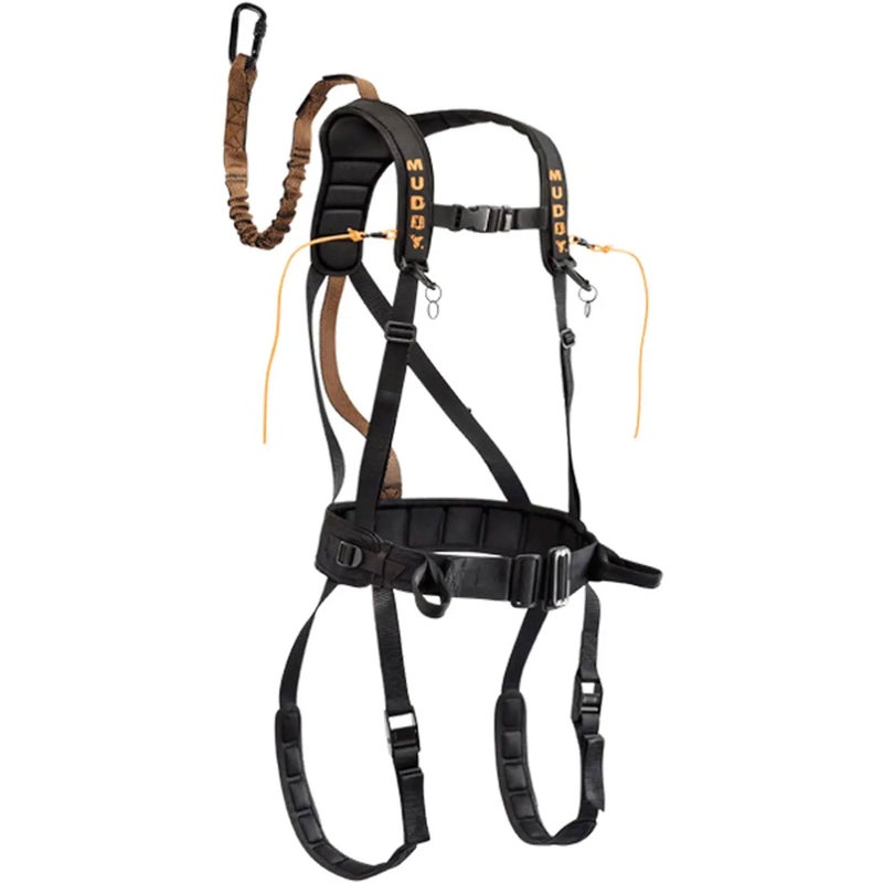 MUDDY Safeguard Youth Combo Safeguard Harness Linemans Rope Tree Strap Suspension Relief Strap Carabiner Super Light EasytoUse 360degree Movement Outdoor Hunting Tree Climbing Gear - Image 2