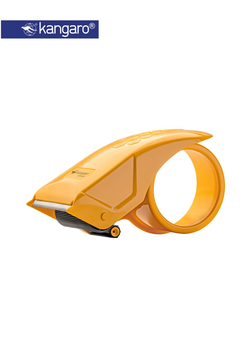 Kangaro Packing Tape Dispenser 50mm, Ergonomic Handheld Tape Cutter - Image 1
