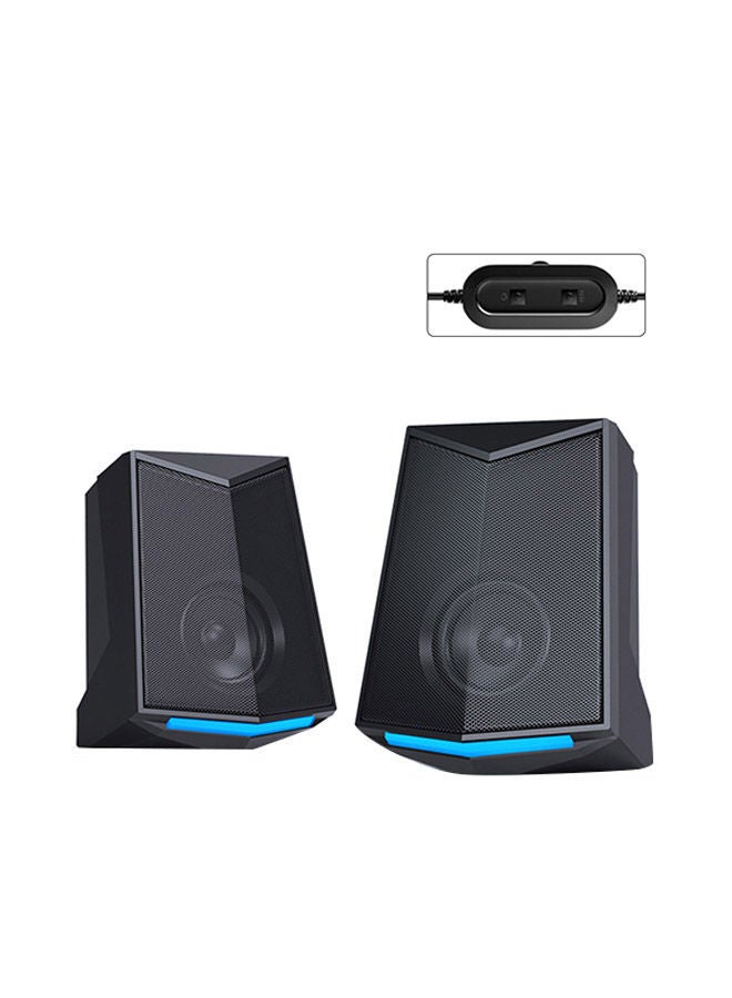 NIBEMINENT Computer Desktop Audio Speaker Black  - Image 1