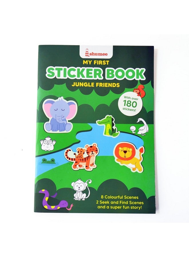 Shumee My First Sticker Book- Forest Themed (3+ Years) | 180+ Stickers | Excellent Diy Activity To Engage Kids | Long Lasting & Reusable Stickers! | Non Toxic & Safe - Image 1