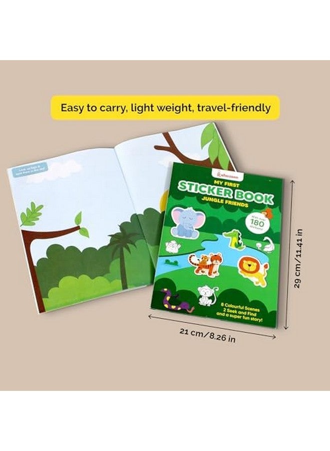 Shumee My First Sticker Book- Forest Themed (3+ Years) | 180+ Stickers | Excellent Diy Activity To Engage Kids | Long Lasting & Reusable Stickers! | Non Toxic & Safe - Image 3