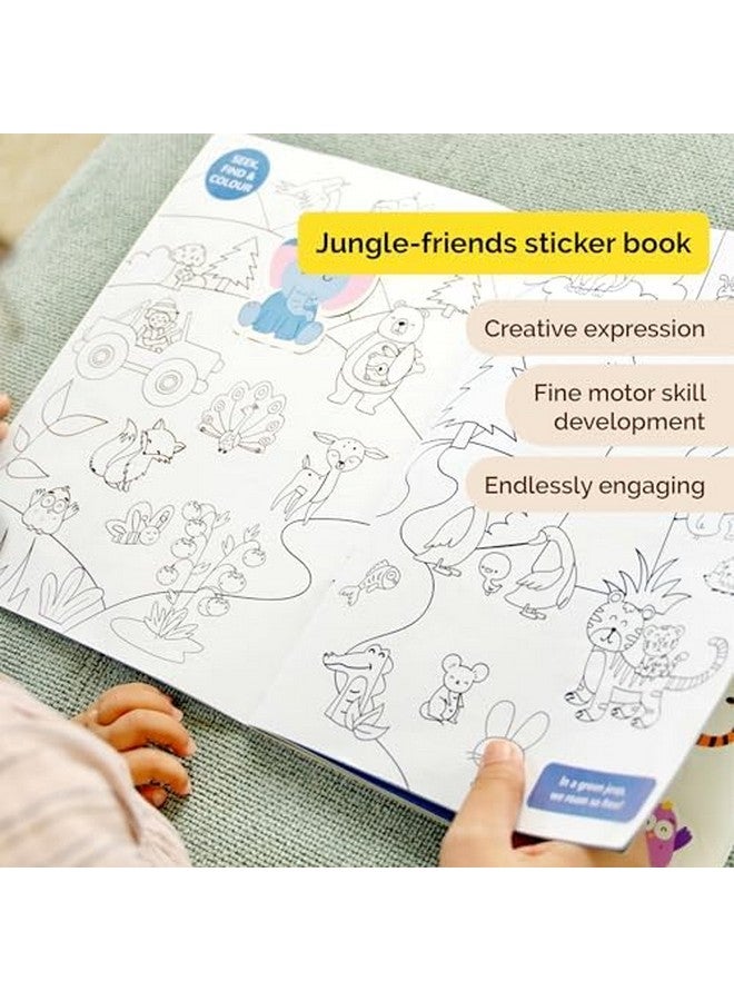 Shumee My First Sticker Book- Forest Themed (3+ Years) | 180+ Stickers | Excellent Diy Activity To Engage Kids | Long Lasting & Reusable Stickers! | Non Toxic & Safe - Image 5