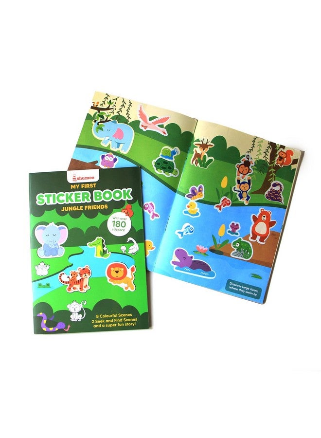 Shumee My First Sticker Book- Forest Themed (3+ Years) | 180+ Stickers | Excellent Diy Activity To Engage Kids | Long Lasting & Reusable Stickers! | Non Toxic & Safe - Image 2