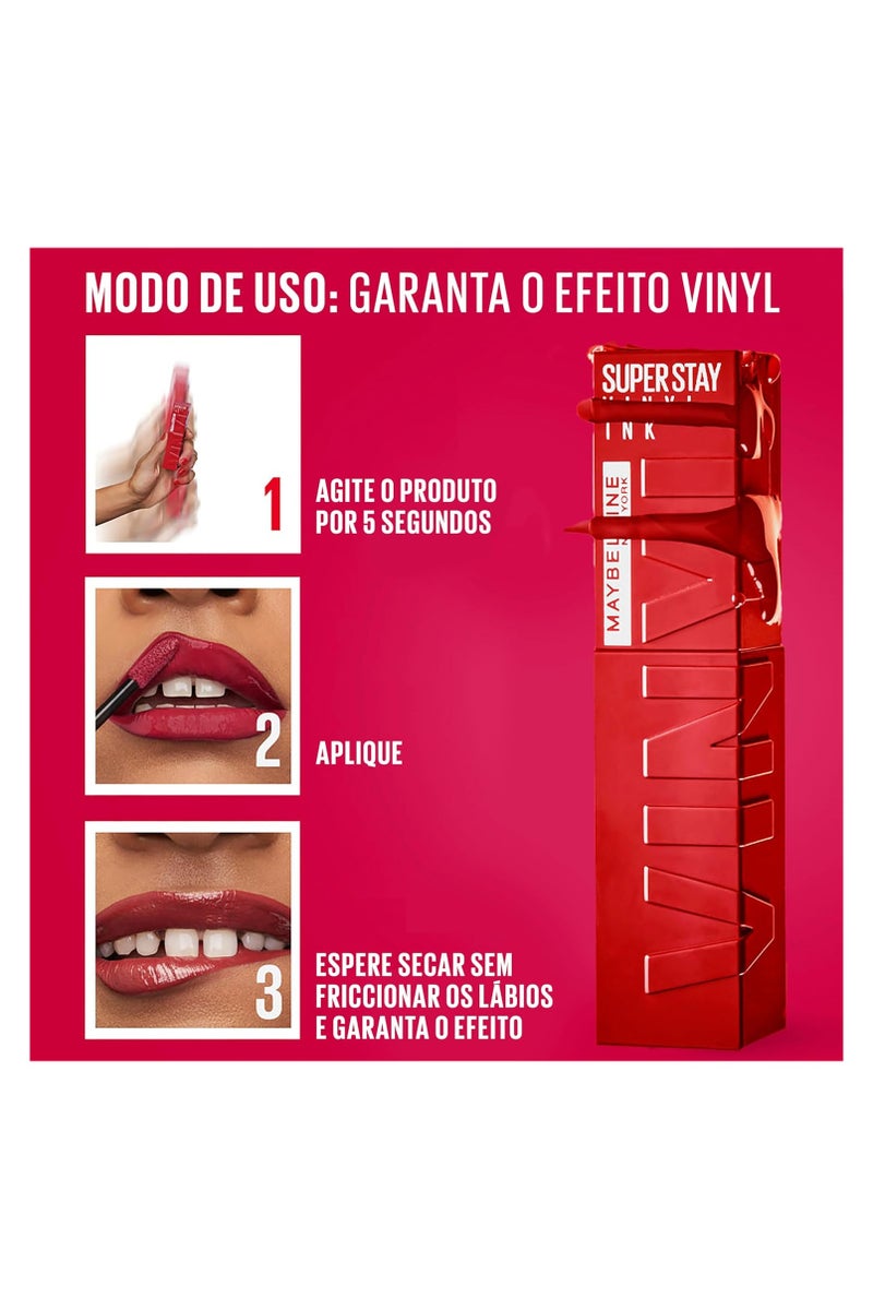 MAYBELLINE NEW YORK Maybelline New York Superstay VINYL Lipgloss INK  -20 - Image 2