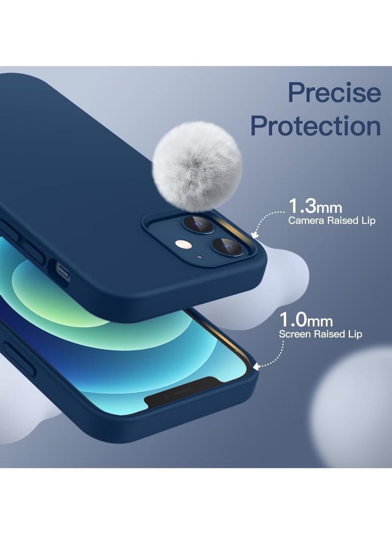 DUSALA iPhone 12 Mini Case, Liquid Silicone Phone Case for iPhone 12 Mini 5.4 Inch, Colorful Silky-Soft Protective Cover (Blue) - Image 3