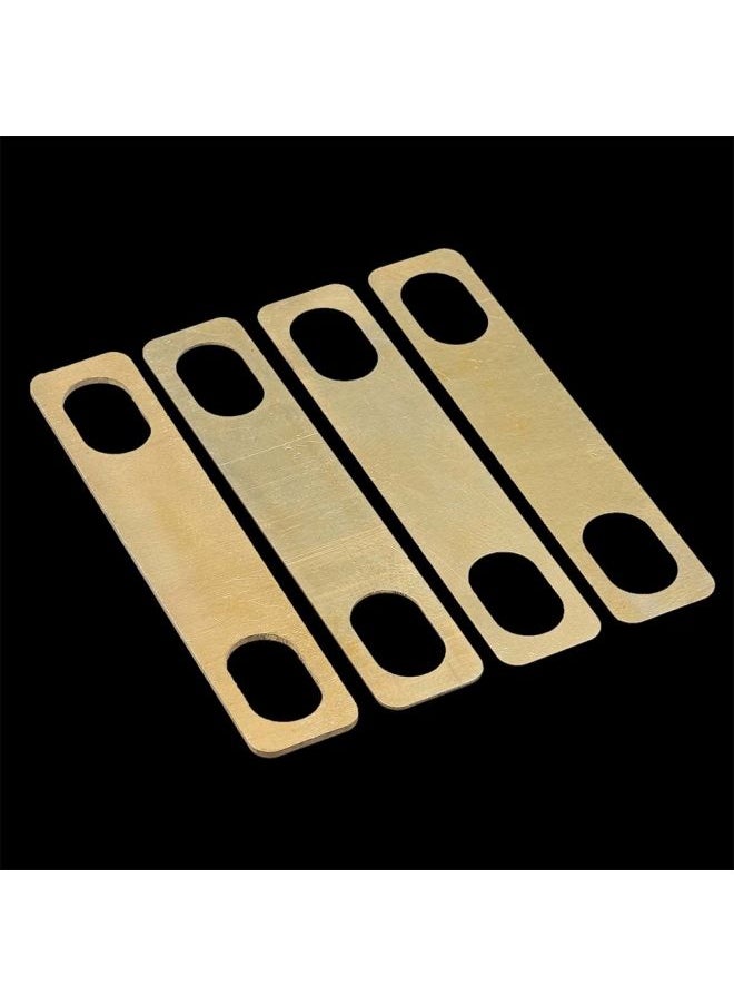 NIBEMINENT - 4 Pieces Guitar Neck Shims For Electric Bass Luthier Tools - Image 1
