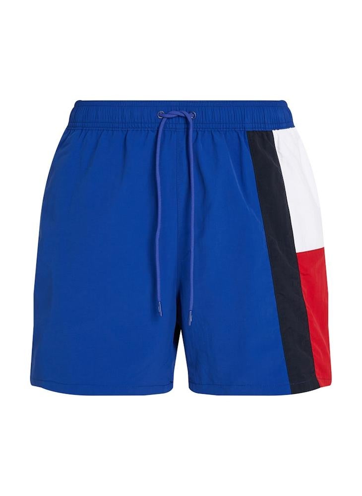 TOMMY HILFIGER Slim Medium Length Drawstring Swim Trunks  - Image 4
