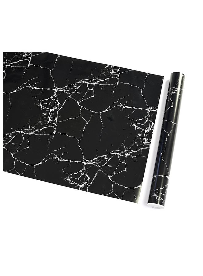 Bluejw Black Marble Wallpaper Self-adhesive Brick Pattern Bathroom Dormitory Renovation Wallpaper Nordic Waterproof Wallpaper - Image 3