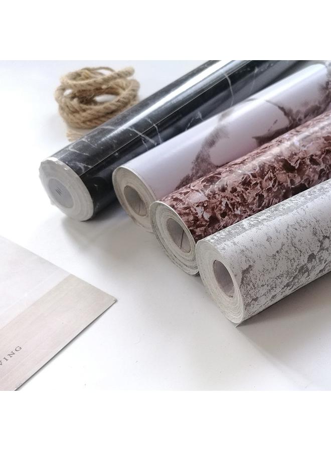 Bluejw Black Marble Wallpaper Self-adhesive Brick Pattern Bathroom Dormitory Renovation Wallpaper Nordic Waterproof Wallpaper - Image 4