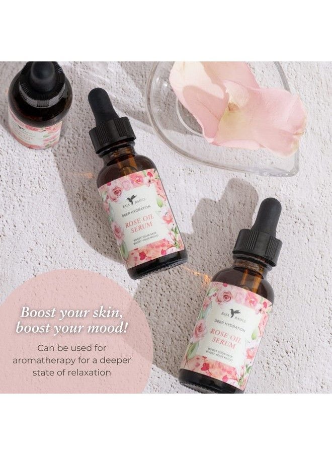 Baja Basics - Rose Oil For Face Rose Essential Oil Face Serum And Rose Oil For Skin Hair And Nails Unrefined Moisturizer Hydrating All Natural Skincare Product 1 Oz - Image 1