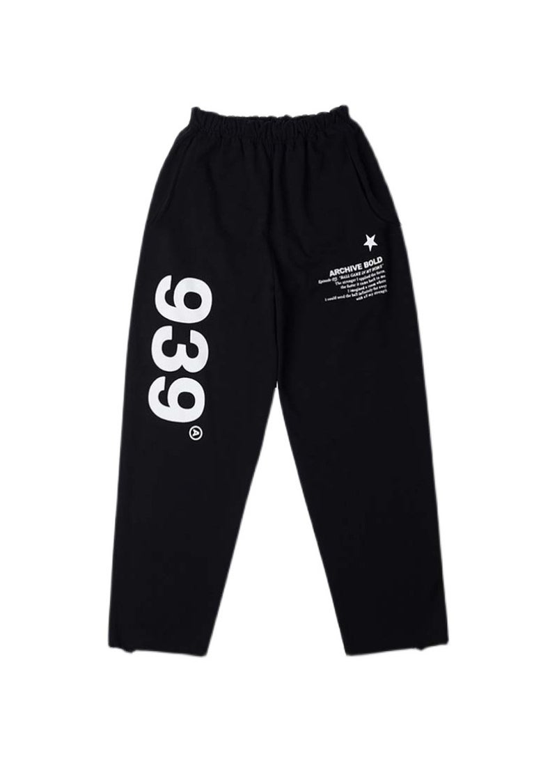 Generic - Korean-style Spring and Autumn 939 Sports Pants Mens and Womens Loose Straight Wide-leg Pants Casual Sweatpants ins Trendy Practice Dance PantsGrey Grey - Image 1