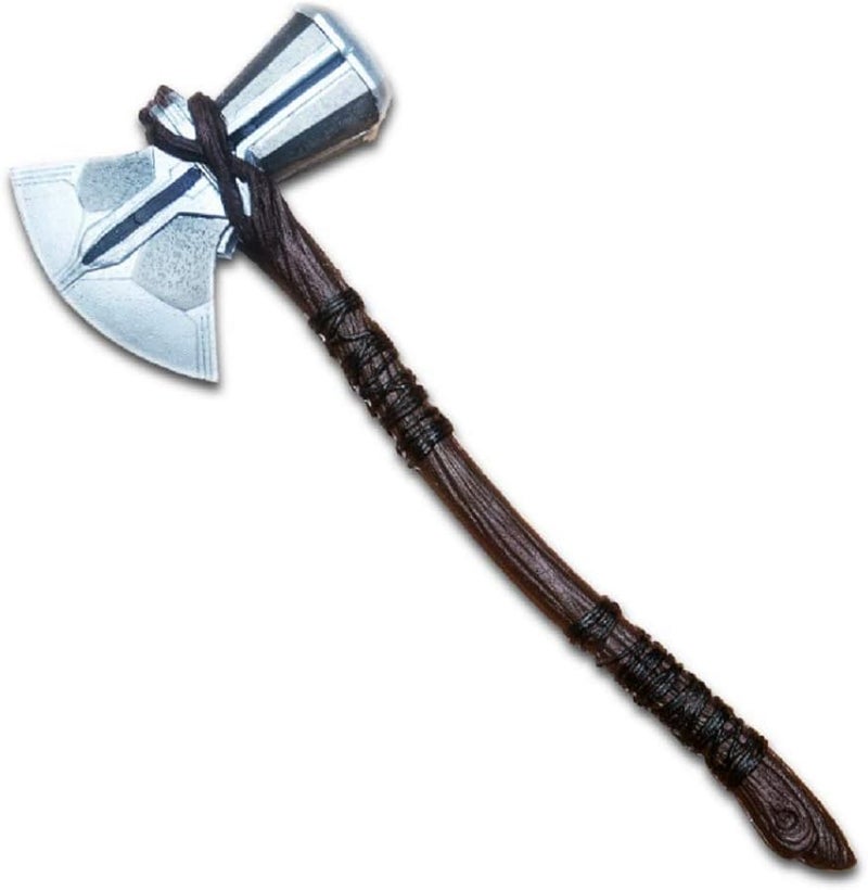 damdos Halloween Prop Cosplay Axe PU Foam Axe, 28" PU Foam Axe Halloween Weapon Hammer Collector Cools Axe Brithdays Gift - Image 2