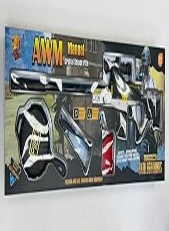 Popgie Sniper Gun with Stands and Bullets & Skillet Baggi+6Y