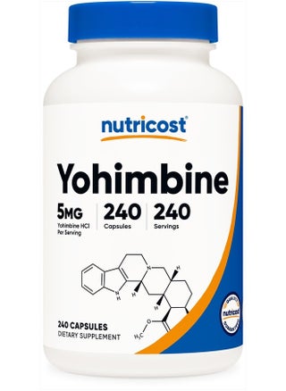 Yohimbine HCl 5mg, 240 Capsules - pzsku/Z523CA6178D2E1A8FEDB9Z/45/_/1719357601/10f2d5b9-1b33-4090-a458-b35a4eb5ab32