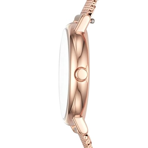 Skagen Women's Signatur Lille Two-Hand Rose Gold Stainless Steel Mesh Band Watch (Model: SKW2694) - Image 2