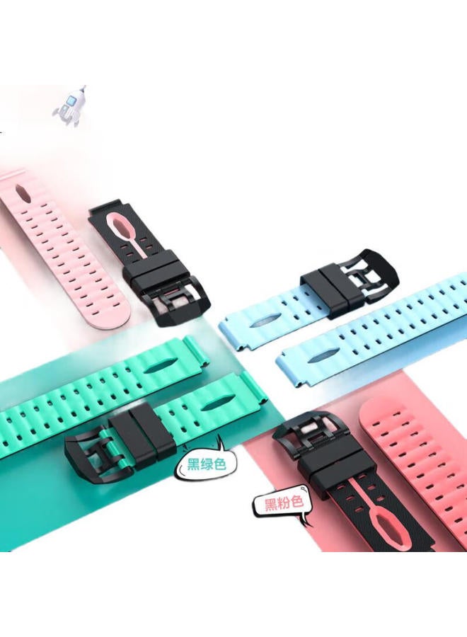 Ten Flashes حزام ساعة شان شياوتيانكاي Q2A/Z8/Z7/Z6/Z5Pro/Z5/Z3/Y01A/Y03/Y05/Z1S/Q1A/إكسسوارات ساعة الأطفال الذكية نيبولا بينك - Image 3