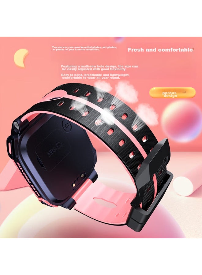 Ten Flashes Shan Xiaotiancai Watch Strap Q2a/z8/z7/z6/z5pro/z5/z3/y01a/y03/y05/z1s/q1a/children's Smarch Accessories Nebula Pink - Image 5