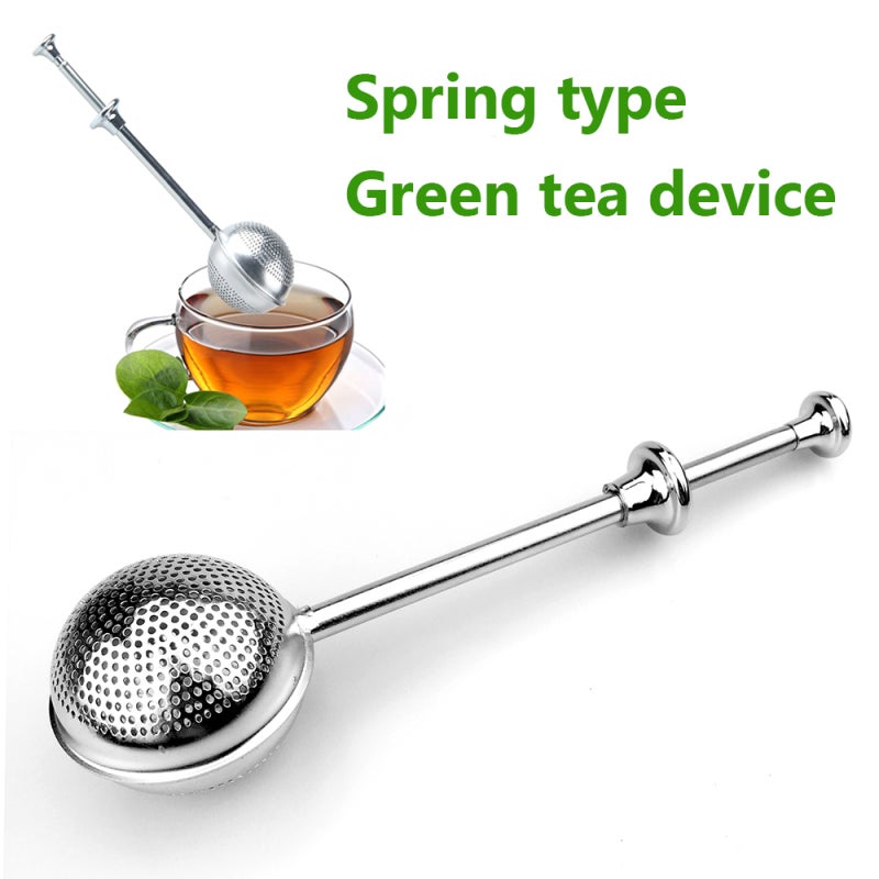Tea Strainer: Stainless Steel Construction - Durable Eco-Friendly Reusable Tool for Daily Home Kitchen Use - Image 1