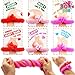 JOYIN 30 Pcs Valentines Day Gift Cards with Multicolor Stretchy String Toys Set Unicorn Noodle Toys Stress Relief Fidget Toys for Kids Valentine Party Favors Classroom Gift Exchange Game Prize - Image 3