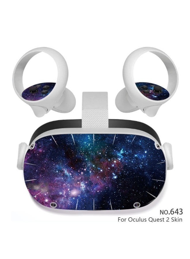 Loquat Oculus Quest 2 VR Glasses Film All-in-one Virtual Reality Helmet Steam VR Game Sticker-Color:643 - Image 1
