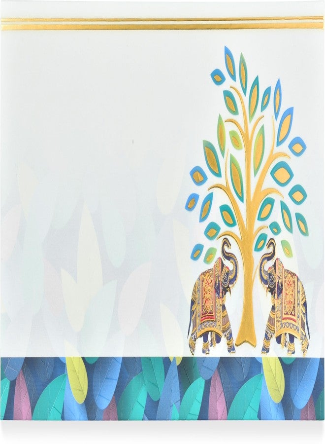 Fonsie fancy elephant back cut design cash envelopes for gifting money on wedding gift, baby shower gift, shagun, family gatherings with name space pack of 10 - Image 2