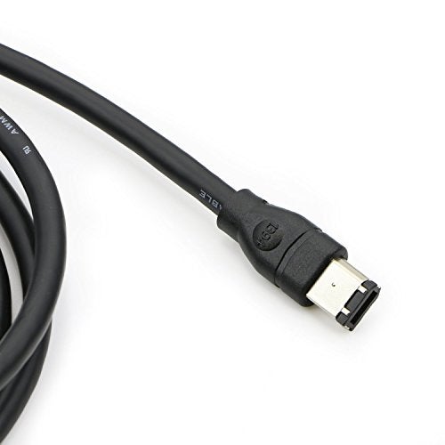 PASOW FireWire 800 to 400 9 to 6 pin Cable (9pin 6pin) 6FT, IEEE 1394 Firewire 800 9-pin/6-pin Cable 6 Feet(9 pin to 6 pin) - Image 3