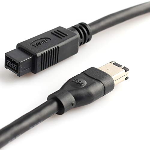 PASOW FireWire 800 to 400 9 to 6 pin Cable (9pin 6pin) 6FT, IEEE 1394 Firewire 800 9-pin/6-pin Cable 6 Feet(9 pin to 6 pin) - Image 4