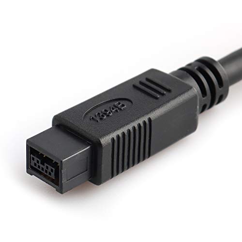 PASOW FireWire 800 to 400 9 to 6 pin Cable (9pin 6pin) 6FT, IEEE 1394 Firewire 800 9-pin/6-pin Cable 6 Feet(9 pin to 6 pin) - Image 5