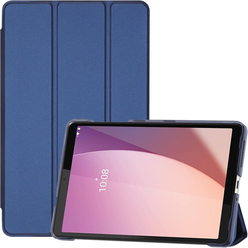 Procases For Lenovo Tab M8 4Th Gen Case 8 Inch 2023 Tb-300Fu/Tb-300Xu, Slim Stand Hard Back Shell Protective Smart Cover Case For Lenovo Tab M8 8" 2023 Release -Navy - Image 1