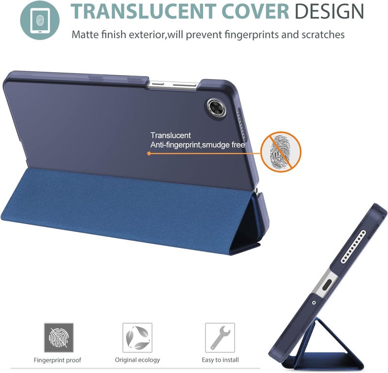 Procases For Lenovo Tab M8 4Th Gen Case 8 Inch 2023 Tb-300Fu/Tb-300Xu, Slim Stand Hard Back Shell Protective Smart Cover Case For Lenovo Tab M8 8" 2023 Release -Navy - Image 3