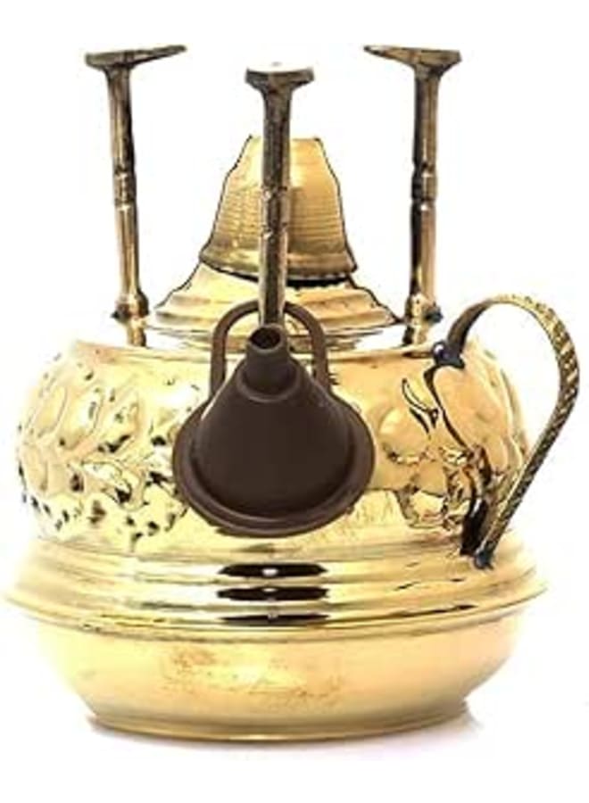 Coffee Spritade Brass With Large Holder - Gold House-No-67 Le-Marche_531
