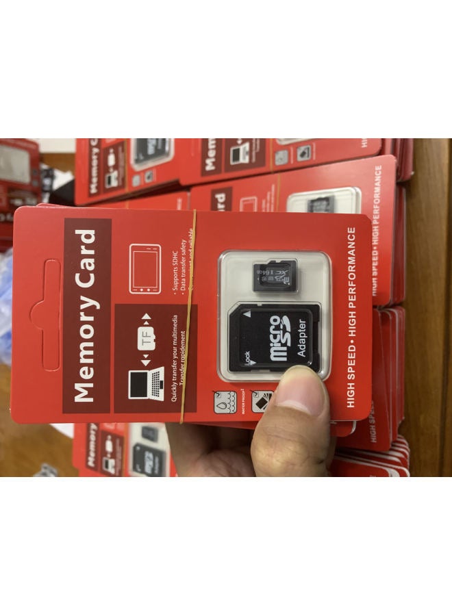 Direct 8G Memory Card 16G TF Card 32G64G Monitoring Driving Recorder 128G Mobile Phone Storage Card-Color:Double Card Paper-Capacity:32gb (high-speed C10-u3 Premium Version)  - Image 1