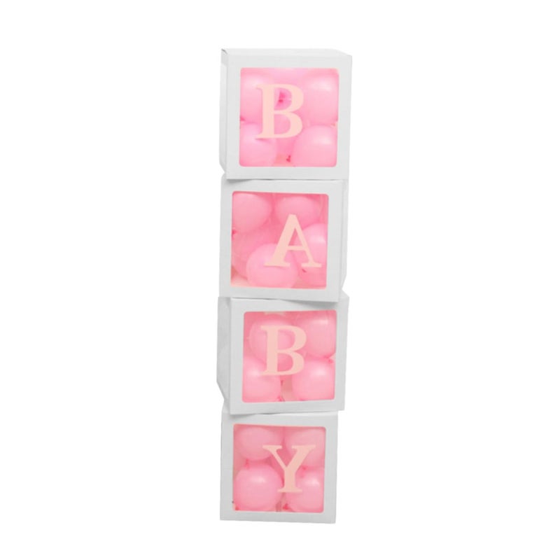 Tofficu 4 Pack Clear Balloon Boxes For Birthday Wedding Shower Party Decorations - Image 2
