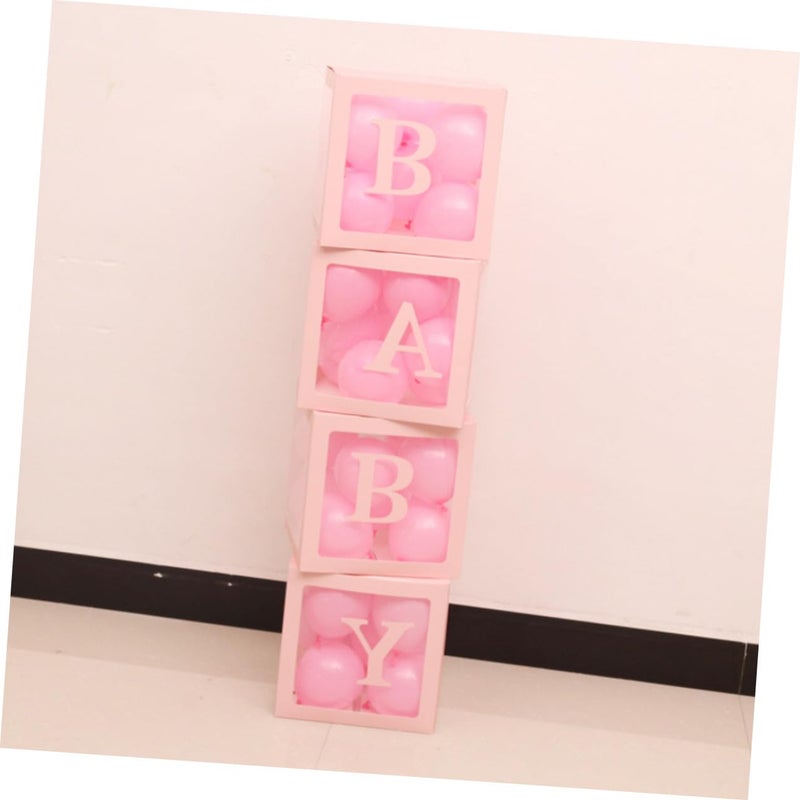Tofficu 4 Pack Clear Balloon Boxes For Birthday Wedding Shower Party Decorations - Image 5