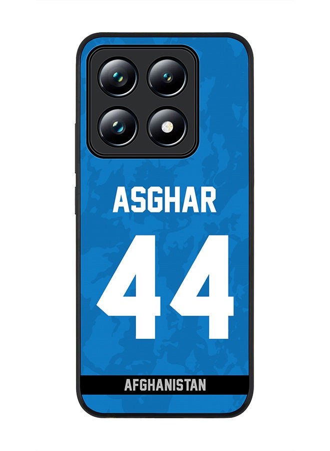 Stylizedd For Xiaomi 14T pro Case,Slim fit Camera Protection, Shockproof Thin Phone cover - Afghanistan Asghar Afghan, Jersey No 44 - Image 1