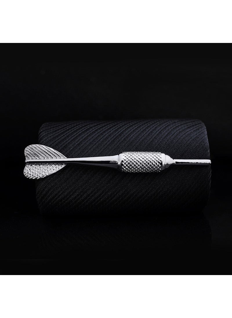 Generic Creative Gold Tie Clip Elegant Accessory for Men J0114 silver Darts 