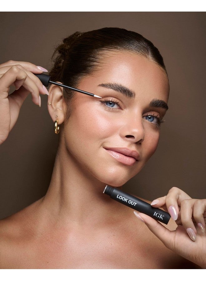 iGK سيروم تعزيز الرموش والحواجب ببتيد لوك آوت يزيد من السمك + الامتلاء + الكثافة للحواجب والرموش معتمد من أطباء الجلدية + أطباء العيون نباتي + خالي من التجارب على الحيوانات 0.11 أونصة سائلة - Image 5