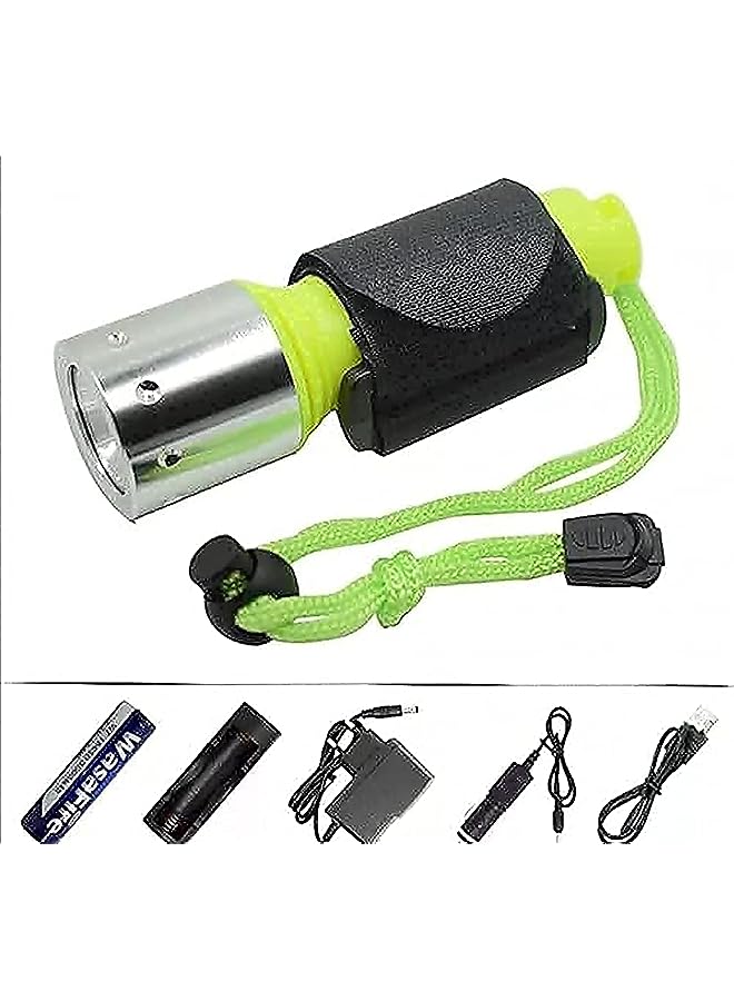 PROMASS Submarine Light Diving Flashlight Underwater Torch Waterproof Cree Q5 Flash Light Lamp Gh8433  - Image 1