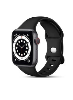 Strap Silicone Band For Apple Watch 41mm / 38mm / 40mm Series 8/7/6/5/4/3/2/1/SE Replacement Strap Wristband Bracelet Compatible with 38 mm / 40 mm / 41 mm