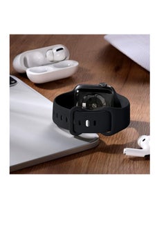 Generic Strap Silicone Band For Apple Watch 41mm / 38mm / 40mm Series 8/7/6/5/4/3/2/1/SE Replacement Strap Wristband Bracelet Compatible with 38 mm / 40 mm / 41 mm  - Image 3