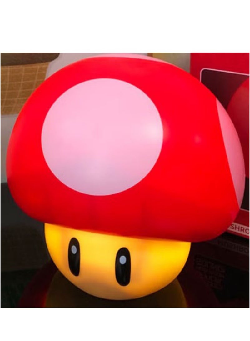 Ailily Mushroom Night Light - Super Mario Inspired LED Lamp for Ramadan & Eid Decor, Kids Room & Gifts | Rechargeable,  Safe for Children - Image 3