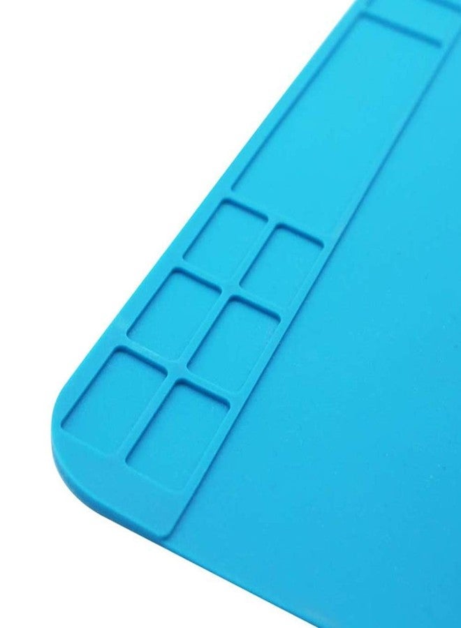 Prettyia DAONEG NA 2 Pack Multi Purpose Work Mat Repair Mat Soldering Mat Silicone Work Station with Grids Used for Watch Phone Laptop Repair Soldering Repair - Image 3